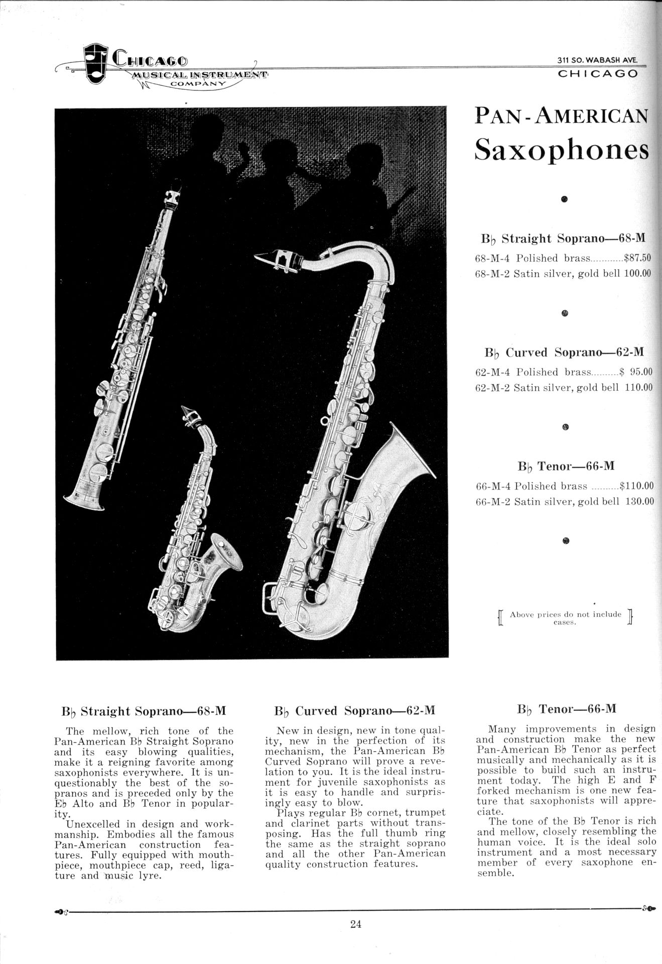 pan american alto saxophone